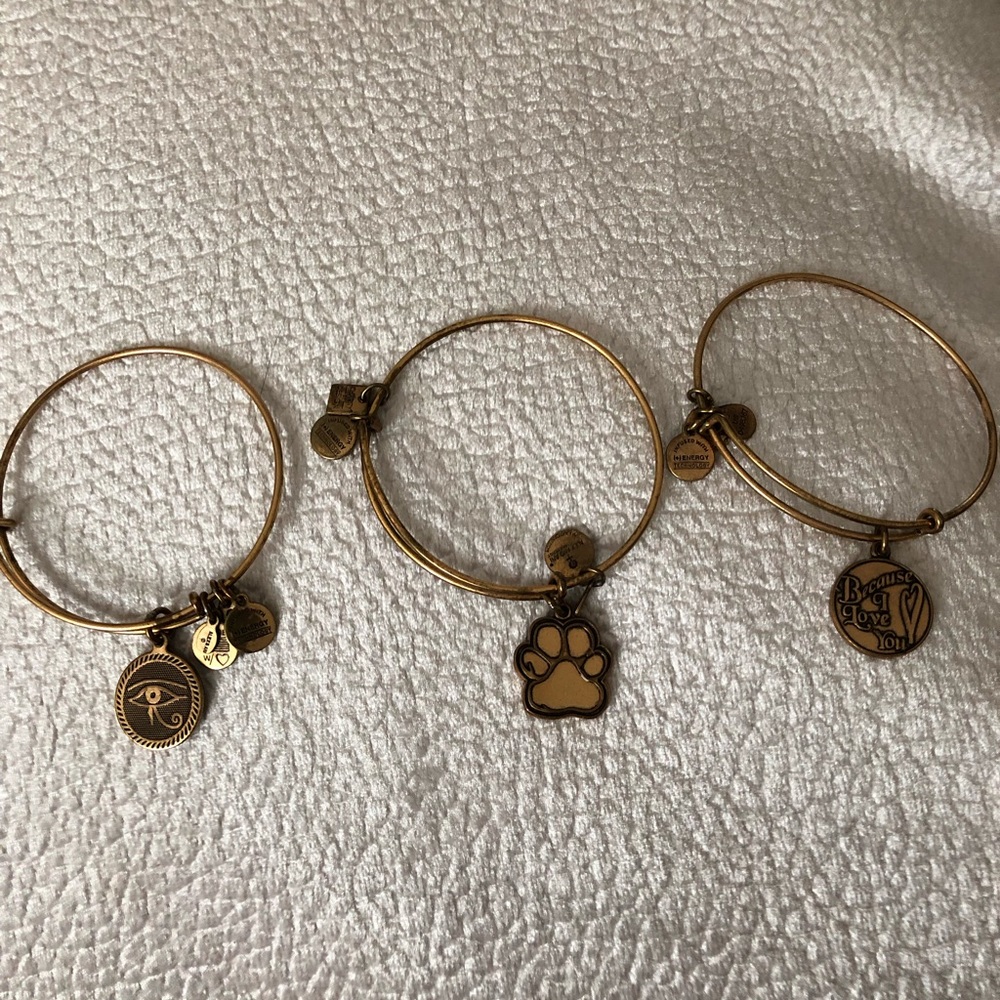 Alex and Ani charm bracelets